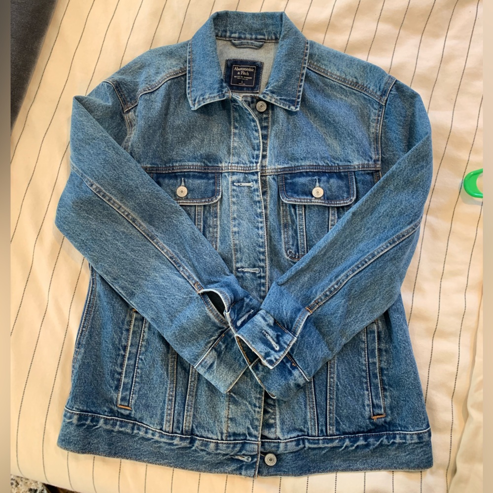 Abercrombie Denim Trucker Jacket, size L